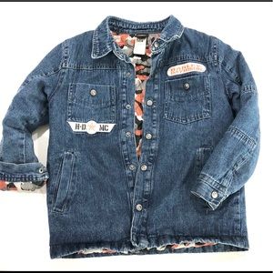Harley Davidson kids jean jacket